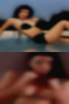 Nude woman dancing another
